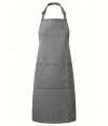 PR154 Bib Apron GREY DENIM colour image